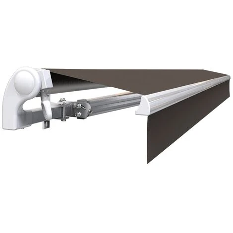 SUNNY INCH ® Store Banne Manuel Monobloc Pour Terrasse - Taupe - Longueur 2.5 M Et Largeur 2 M - Taupe 7 SUNNY INCH ® Store Banne Manuel Monobloc Pour Terrasse - Taupe - Longueur 2.5 M Et Largeur 2 M - Taupe – Image 5