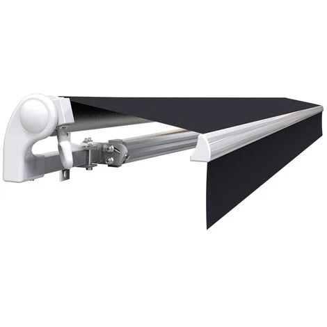 SUNNY INCH ® Store Banne Manuel Monobloc Pour Terrasse - Gris Anthracite - Longueur 2.5 M Et Largeur 2 M - Gris Anthracite 7 SUNNY INCH ® Store Banne Manuel Monobloc Pour Terrasse - Gris Anthracite - Longueur 2.5 M Et Largeur 2 M - Gris Anthracite – Image 5