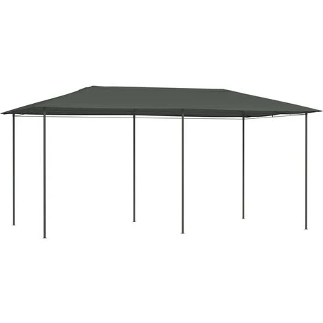 VidaXL Belvédère 3x6x2,6 M Anthracite 160 G/m² - Anthracite 3 VidaXL Belvédère 3x6x2,6 M Anthracite 160 G/m² - Anthracite