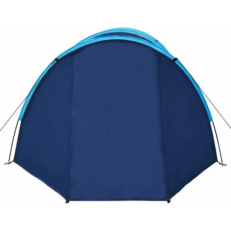 TRUE DEAL Tente De Camping Pour 4 Personnes Bleu Marine/bleu Clair 6 TRUE DEAL Tente De Camping Pour 4 Personnes Bleu Marine/bleu Clair – Image 4