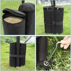 Kueatily Lot De 4 Sacs Poids Pour Pieds De Tonnelle - Pour Auvent De Tente, Parasol, Tonnelles D'ancrage, Trampolines (sable Non Inclus) 10 Kueatily Lot De 4 Sacs Poids Pour Pieds De Tonnelle - Pour Auvent De Tente, Parasol, Tonnelles D'ancrage, Trampolines (sable Non Inclus) -Pergola Soldes 34527329 4