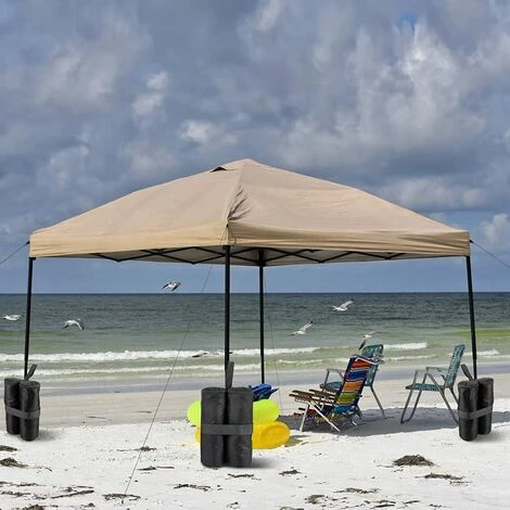 Kueatily Lot De 4 Sacs Poids Pour Pieds De Tonnelle - Pour Auvent De Tente, Parasol, Tonnelles D'ancrage, Trampolines (sable Non Inclus) 7 Kueatily Lot De 4 Sacs Poids Pour Pieds De Tonnelle - Pour Auvent De Tente, Parasol, Tonnelles D'ancrage, Trampolines (sable Non Inclus) – Image 5