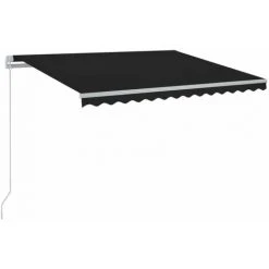 ASUPERMALL Auvent Manuel Retractable Avec LED 300x250 Cm Anthracite 8 ASUPERMALL Auvent Manuel Retractable Avec LED 300x250 Cm Anthracite -Pergola Soldes 34546707 2
