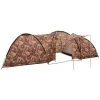 ASUPERMALL Tente Igloo De Camping 650x240x190 Cm 8 Personnes Camouflage -Pergola Soldes 34552883 1