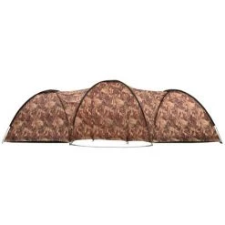 ASUPERMALL Tente Igloo De Camping 650x240x190 Cm 8 Personnes Camouflage -Pergola Soldes 34552883 5