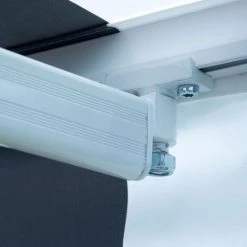 BENEFFITO BOCARAY - Store Banne Rétractable - Toile Polyester Déperlante Haute Densité - Protection Anti-UV - Ouverture Et Fermeture Manuelle Avec Manivelle - BLANC GRIS Rayé - 2,95x2,5M 11 BENEFFITO BOCARAY - Store Banne Rétractable - Toile Polyester Déperlante Haute Densité - Protection Anti-UV - Ouverture Et Fermeture Manuelle Avec Manivelle - BLANC GRIS Rayé - 2,95x2,5M -Pergola Soldes 34755138 5