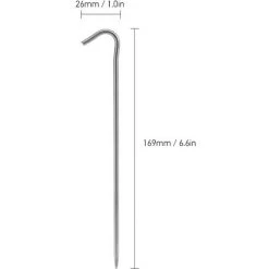HAPPYSHOPPING Aiguille De Sol En Titane Pour Fil CPJ-41TI, 6 Paquets - 6 Paquets -Pergola Soldes 35022241 4