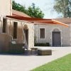 Auvent Automatique Sur Pied 450x300 Cm Orange/marron VidaXL -Pergola Soldes 35098150 1