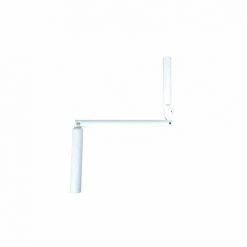 AFBAT Poignée Manivelle Acier Laqué, H.415 X L.20 X P.20 Mm