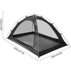 ASUPERMALL Tissu Moustiquaire Ultra Leger Pour 2 Personnes, Tente Moustiquaire De Camping Portable -Pergola Soldes 35356792 2