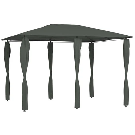 ASUPERMALL Belvedere Avec Paroi Laterale 3x4x2,6 M Anthracite 160 G/m² 3 ASUPERMALL Belvedere Avec Paroi Laterale 3x4x2,6 M Anthracite 160 G/m²