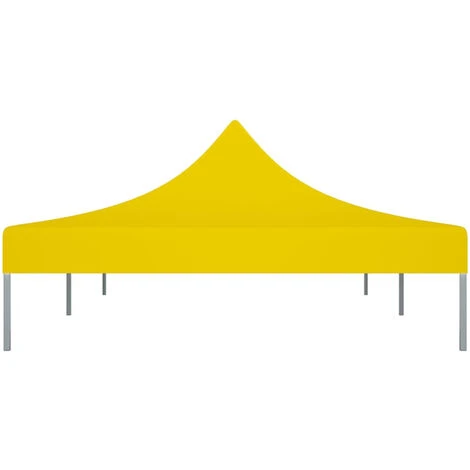 ASUPERMALL Toit De Tente De Reception 6x3 M Jaune 270 G/m² 6 ASUPERMALL Toit De Tente De Reception 6x3 M Jaune 270 G/m² – Image 4