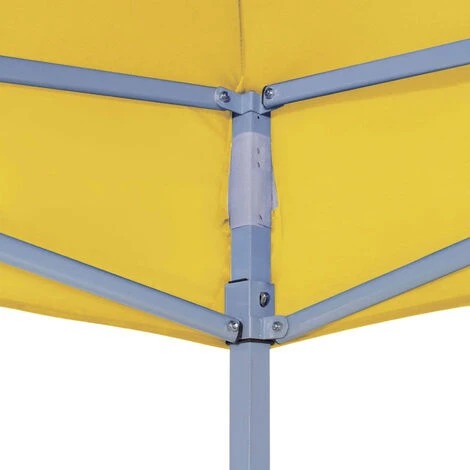 ASUPERMALL Toit De Tente De Reception 6x3 M Jaune 270 G/m² 7 ASUPERMALL Toit De Tente De Reception 6x3 M Jaune 270 G/m² – Image 5