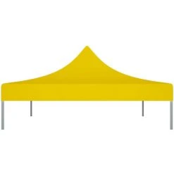 ASUPERMALL Toit De Tente De Reception 4,5x3 M Jaune 270 G/m² -Pergola Soldes 35499858 4