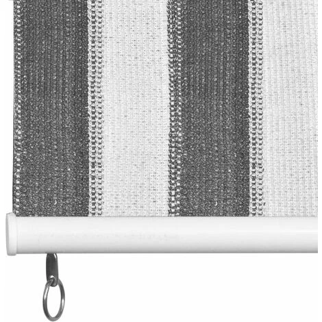 ASUPERMALL Store Roulant D'exterieur 140x230 Cm Rayures Anthracite / Blanc 5 ASUPERMALL Store Roulant D'exterieur 140x230 Cm Rayures Anthracite / Blanc – Image 3