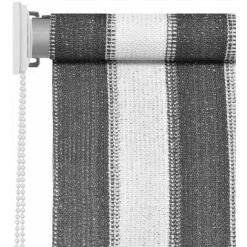 ASUPERMALL Store Roulant D'exterieur 180x230 Cm Rayures Anthracite / Blanc 11 ASUPERMALL Store Roulant D'exterieur 180x230 Cm Rayures Anthracite / Blanc -Pergola Soldes 35500538 5