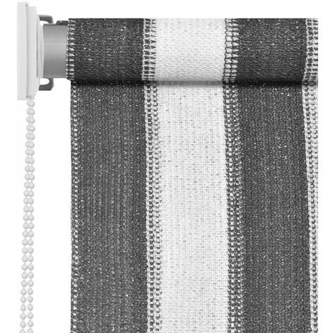 ASUPERMALL Store Roulant D'exterieur 180x230 Cm Rayures Anthracite / Blanc 7 ASUPERMALL Store Roulant D'exterieur 180x230 Cm Rayures Anthracite / Blanc – Image 5