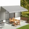 VidaXL Tissu De Remplacement Pour Auvent Anthracite Et Blanc 6x3 M - Anthracite 2 VidaXL Tissu De Remplacement Pour Auvent Anthracite Et Blanc 6x3 M - Anthracite -Pergola Soldes 35814106 1
