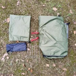 DIYOZZY Camping Sac De Couchage Tente Super Légère Avec Canopée Vert -Pergola Soldes 35819061 4