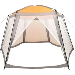 VidaXL Tente De Piscine Tissu 500x433x250 Cm Gris -Pergola Soldes 35848264 3