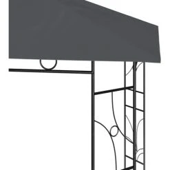 VidaXL Belvédère 3x3x2,7 M Anthracite 160 G/m² - Anthracite 9 VidaXL Belvédère 3x3x2,7 M Anthracite 160 G/m² - Anthracite -Pergola Soldes 36219242 3