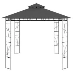 VidaXL Belvédère 4x3x2,7 M Anthracite 160 G/m² - Anthracite -Pergola Soldes 36219256 3