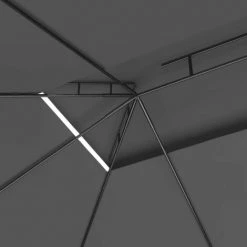VidaXL Belvédère 4x3x2,7 M Anthracite 160 G/m² - Anthracite -Pergola Soldes 36219256 5