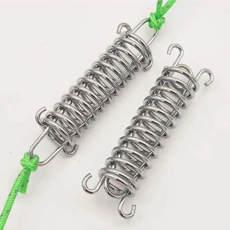 TRIOMPHE 10 Pièces Boucle à Ressort De Tente,Fermoir à Ressort En Acier Inoxydable, Kit De Fixation De Voile Solaire,Fixations D'ombrage De Voile, Utilisé Pour Les Accessoires De Camping En Plein Air 7 TRIOMPHE 10 Pièces Boucle à Ressort De Tente,Fermoir à Ressort En Acier Inoxydable, Kit De Fixation De Voile Solaire,Fixations D'ombrage De Voile, Utilisé Pour Les Accessoires De Camping En Plein Air – Image 5