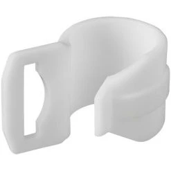 KSX Clip De Tente à Passant Pour Tube 20-25mm Blanc 4 Pièces Dans Blister -Pergola Soldes 36410480 2