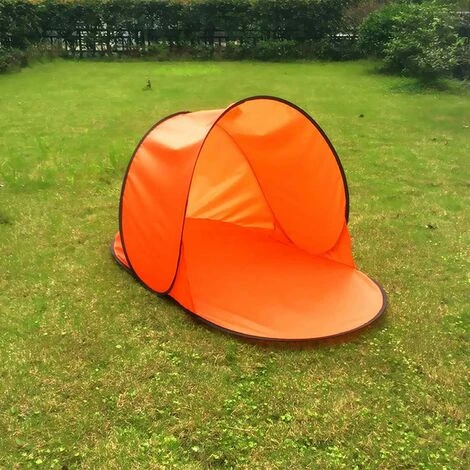 BRIDAY Tente De Plage Anti UV, Abri De Plage Pour Bébés Intégré, Tente Escamotable Instantanée Avec Protection Solaire UV UPF 50+ Pour 1 Personnes Orange 4 BRIDAY Tente De Plage Anti UV, Abri De Plage Pour Bébés Intégré, Tente Escamotable Instantanée Avec Protection Solaire UV UPF 50+ Pour 1 Personnes Orange – Image 2