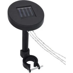 ASUPERMALL Tonnelle Avec Guirlande Lumineuse 300x300 Cm Creme -Pergola Soldes 36746693 5