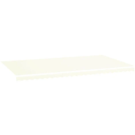 ASUPERMALL Tissu De Remplacement Pour Auvent Creme 6x3,5 M 4 ASUPERMALL Tissu De Remplacement Pour Auvent Creme 6x3,5 M – Image 2