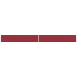 ASUPERMALL Auvent Lateral Retractable De Patio 170x1200 Cm Rouge -Pergola Soldes 36747172 2