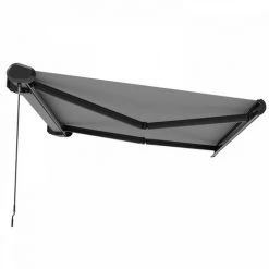 OVIALA Store Banne Coffre Integral Aluminium Gris 3x2.5m - Gris 10 OVIALA Store Banne Coffre Integral Aluminium Gris 3x2.5m - Gris -Pergola Soldes 36790340 4