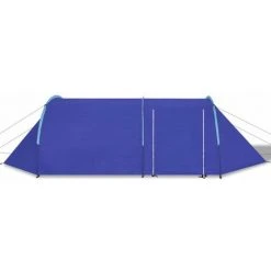 ASUPERMALL Tente De Camping Pour 4 Personnes Bleu Marine/bleu Clair -Pergola Soldes 36818710 4