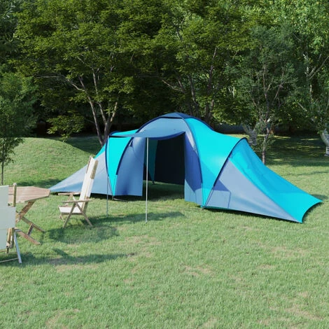 ASUPERMALL Tente De Camping 6 Personnes Bleu Et Bleu Clair 3 ASUPERMALL Tente De Camping 6 Personnes Bleu Et Bleu Clair