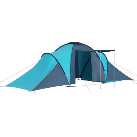ASUPERMALL Tente De Camping 6 Personnes Bleu Et Bleu Clair 4 ASUPERMALL Tente De Camping 6 Personnes Bleu Et Bleu Clair – Image 2