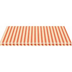 VidaXL Tissu De Remplacement Pour Auvent Jaune Et Orange 5x3,5 M - Jaune -Pergola Soldes 37035272 3