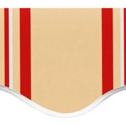 VidaXL Tissu De Remplacement Pour Auvent Jaune Et Orange 5x3,5 M - Jaune -Pergola Soldes 37035272 5