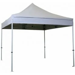 ASUPERMALL Bache De Toit 3X3M Polyester 300G/M², Gris Clair - Gris Clair