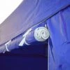 INTEROUGE Baches Laterales 3X4,5M 3 Pleins + 1 Porte Pvc 520G/M², Bleu - Bleu