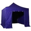 INTEROUGE Baches Laterales 3X3M 3 Pleins + 1 Porte Polyester 300G/M², Indigo - Indigo -Pergola Soldes 37235463 1
