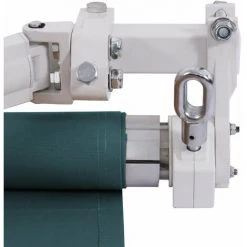 HELLOSHOP26 Store Banne Rétractable 3 X 2,5 M Avec Tissu Résistant Aux UV Et à L'eau Cadre En Aluminium Pour Terrasse Balcon Vert - Or -Pergola Soldes 37250626 4