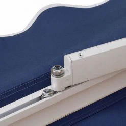 HELLOSHOP26 Store Banne Rétractable 3 X 2,5 M Avec Tissu Résistant Aux UV Et à L'eau Cadre En Aluminium Pour Terrasse Balcon Bleu Foncé - Bleu -Pergola Soldes 37250748 4