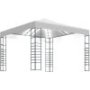 ASUPERMALL Chapiteau De Jardin Avec Guirlande Lumineuse 3x3 M Blanc -Pergola Soldes 37432121 1