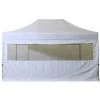 INTEROUGE Bâche 4,5m Demi Fenêtre Panoramique Avec Rideau Polyester 300g/m² Bleu Indigo -Pergola Soldes 37869454 1