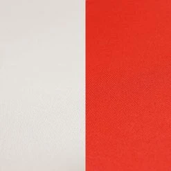 INTEROUGE Bâche 4,5m Polyester 300g/m² Blanc Et Rouge -Pergola Soldes 37869558 2