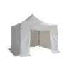 INTEROUGE B&acirc;ches Lat&eacute;rales 2x2m 3 Pleins + 1 Porte PVC 520g/m&sup2;, Blanc, Sans Cadre -Pergola Soldes 37954315 1