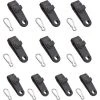 ECHOO Clip De Bâche, Tente Pince Bâche, Mousqueton, Corde élastique, Pour Bâche, Camping, Auvents, La Couverture De Voiture, Lot De 10 (20Pcs) -Pergola Soldes 37995114 1
