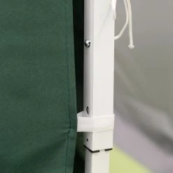 INTEROUGE Baches Laterales 3x4,5m 2 Fenetres + 2 Portes Polyester 180g/m² Rouge -Pergola Soldes 38055997 2